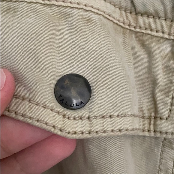 Talula washed stone beige Trooper Utility jacket - Picture 6 of 14